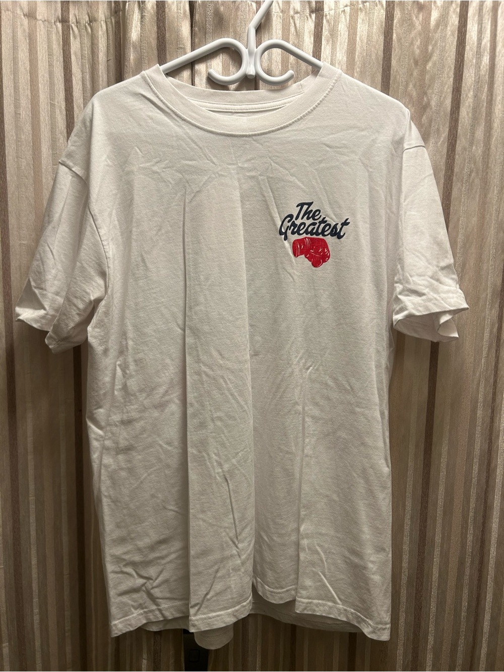 Muhammad Ali Tee with Red Boxing Glove, Men’s Size XL